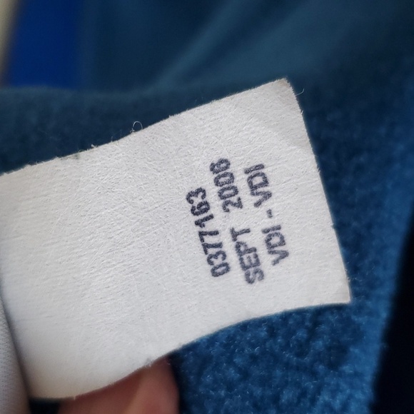 Tommy Hilfiger XL blue poly quarter zip pullover with full pouch (2006) - Picture 8 of 11